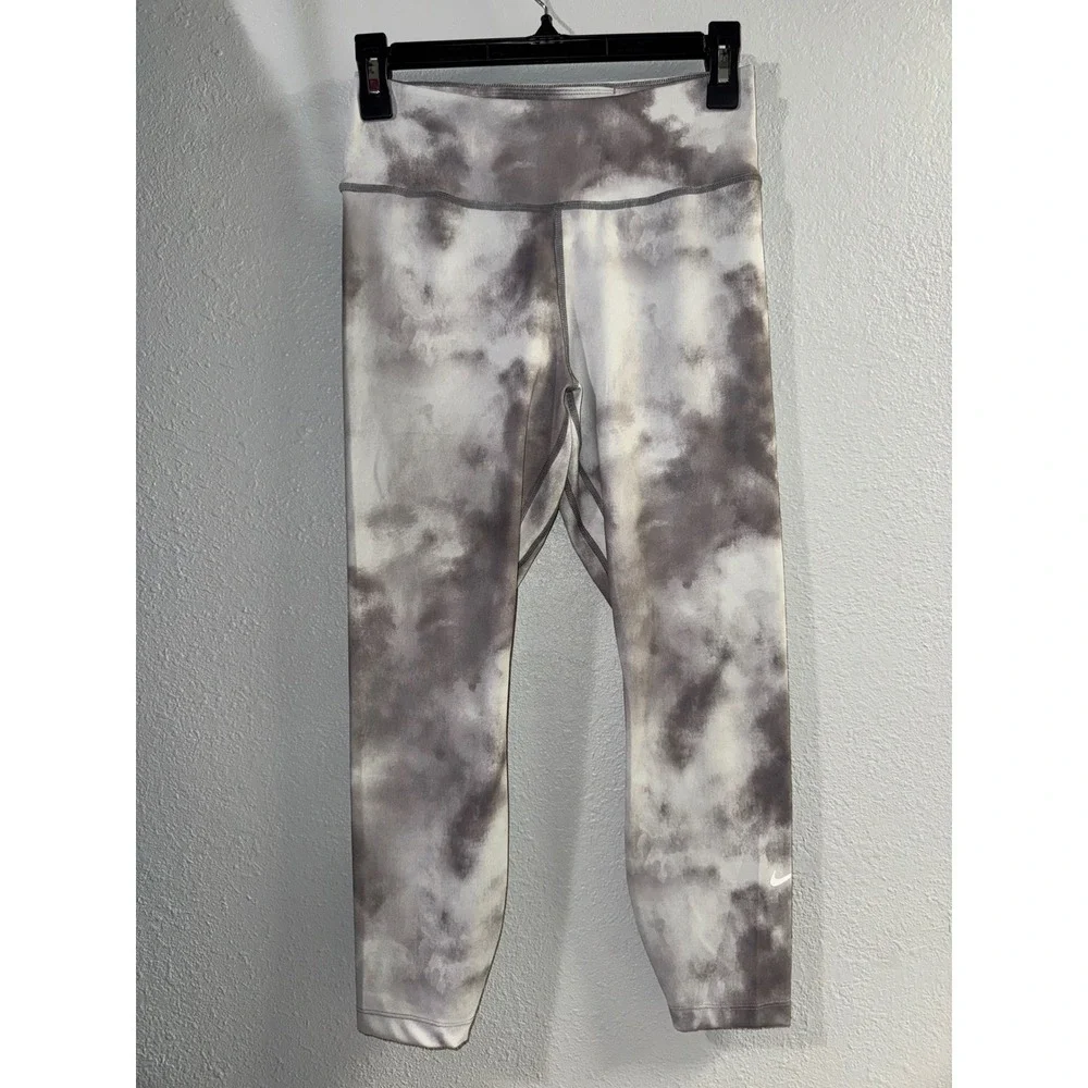 Nike One‎ Icon Clash Women's Mid-Rise Crop Leggings Small